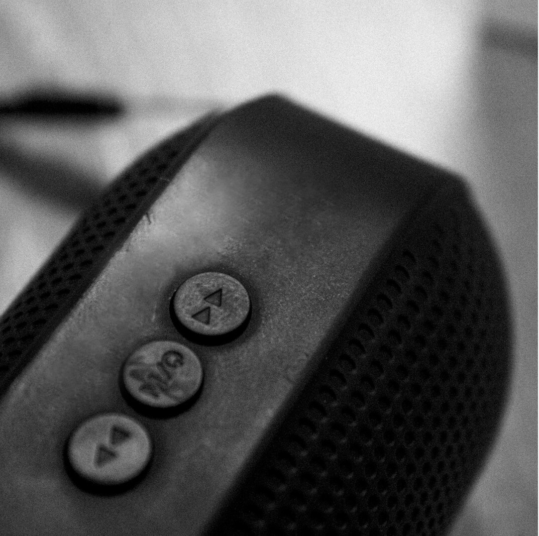 confident speaker close up